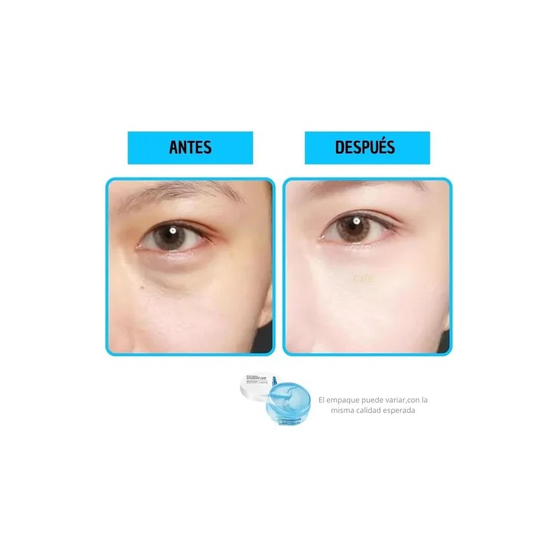 60 Parches Ácido Hialurónico Contorno Ojos Y Par 24k Ojeras