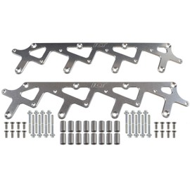 ICT Billet LS Coil Brackets Compatible with Holley AMP EFI Smart Coil Pack for Holley Valve Covers, 551773