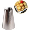 Silver Churro Piping Tip, Piping Tips for Eclair, Open Star
