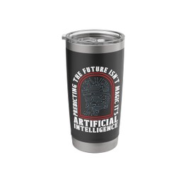 Predicting The Future Deep Learning Artificial Intelligence Stainless Steel Insulated Tumbler