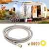 6ft RV Gas Line Hose Extension with Quick Connect Fittings,