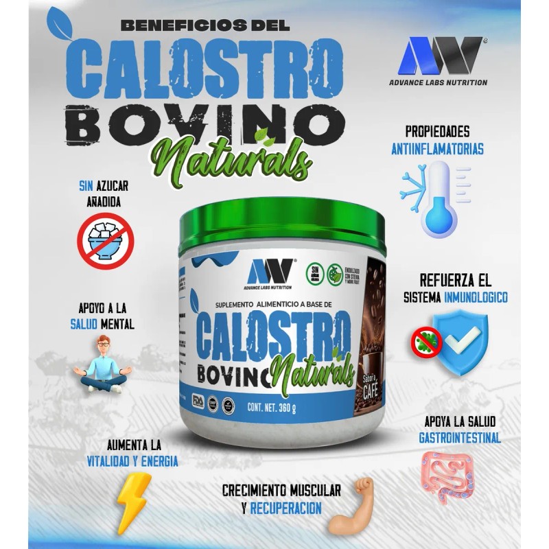 Calostro Bovino Naturals 360 Grs Advance Labs Nutrition