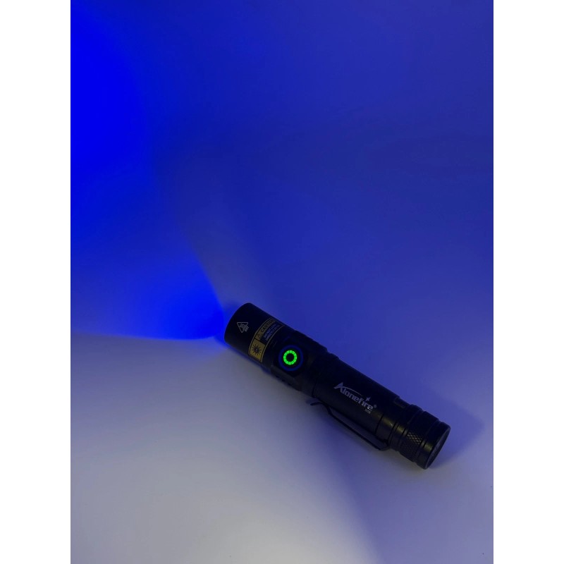 Quittie Outfitters 365nm uv flashlight rechargeable usb c