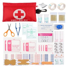 128 Pcs First Aid Kit Medical Emergency Trauma Tactical Outdoor Sport School Office Home Travel Car Camping Survival Safety Portable All Purpose Pack
