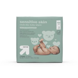 Up & Up Sensitive Skin Baby Wipes - 3 Packs - 192 Count