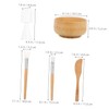 FOMIYES Routine Bowl Brush Set for Clay Masks Face Masks