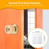 No-Drill Clear Door Stopper – Silicone Wall Protector – Prevent