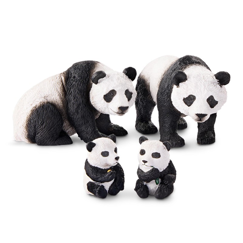 Terra by Battat – 4 Pieces Giant Panda Family –