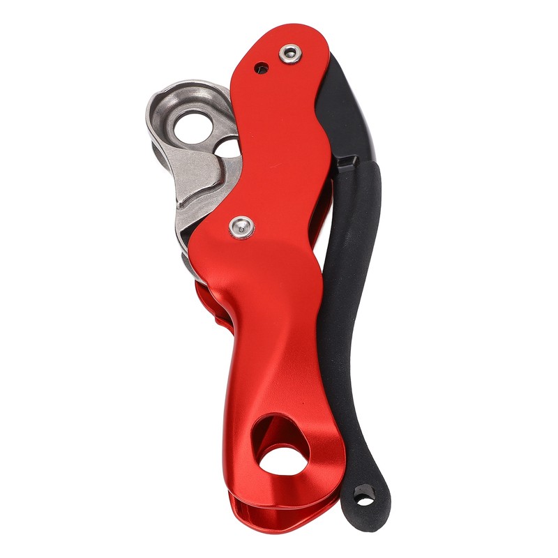 Aluminum Magnalium Alloy Self‑Braking Stop Descender for 10‑12mm Rope Climbing