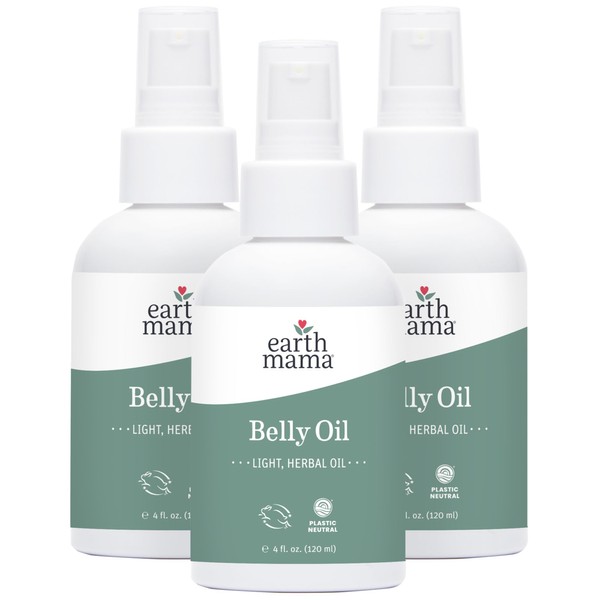 Earth Mama Belly Oil for Dry Skin | Calendula Skin