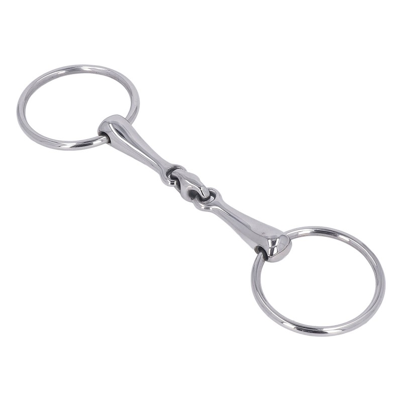 Horse Snaffle Stainless Steel Flexible Jointed Wearable Rust Proof O