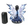 Ebros Blue Celestial Witch Fairy Cradling A Mystical Black Cat