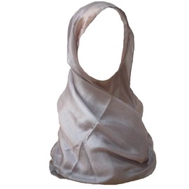 HURESON Scarves for Women Lightweight Scarf Shimmer Sheen Shawls and Wraps for Evening Dresses Wedding Sheer Shawl (Grey)