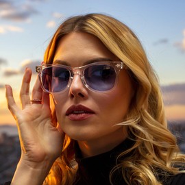 Pibupibu Neon Colors Party Favor Supplies Unisex Sunglasses Pack of 8 (Translucent/Colored Lens)