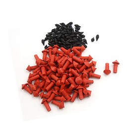 REPAIROCK 170Pcs Car Universal Mushroom Shaped Tire Repair Insert Plugs Red Black Auto Replacement Parts