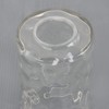 Anmire 3 Pack Clear Water Ripple Glass Shade, Cylinder Light