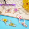 3 Pieces Book Page Holder-Dried Flower Resin Thumb Holder-Handmade Light