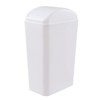 Yesdate Cubo de basura de 3,5 galones con tapa basculable,