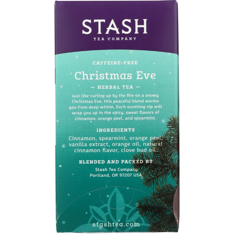Stash Tea Company, Christmas Eve Herbal, 18 Count