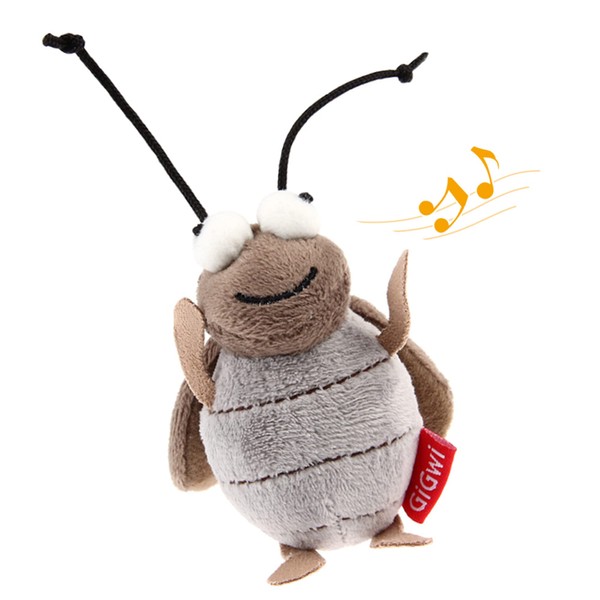 PETGEEK Gigwi Interactive Cat Feather Toy, Melody Chaser Chirpy Cricket