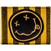 Nirvana Nevermind Grunge Smiley Rock Band Emblem Wallet Bi-Fold ID