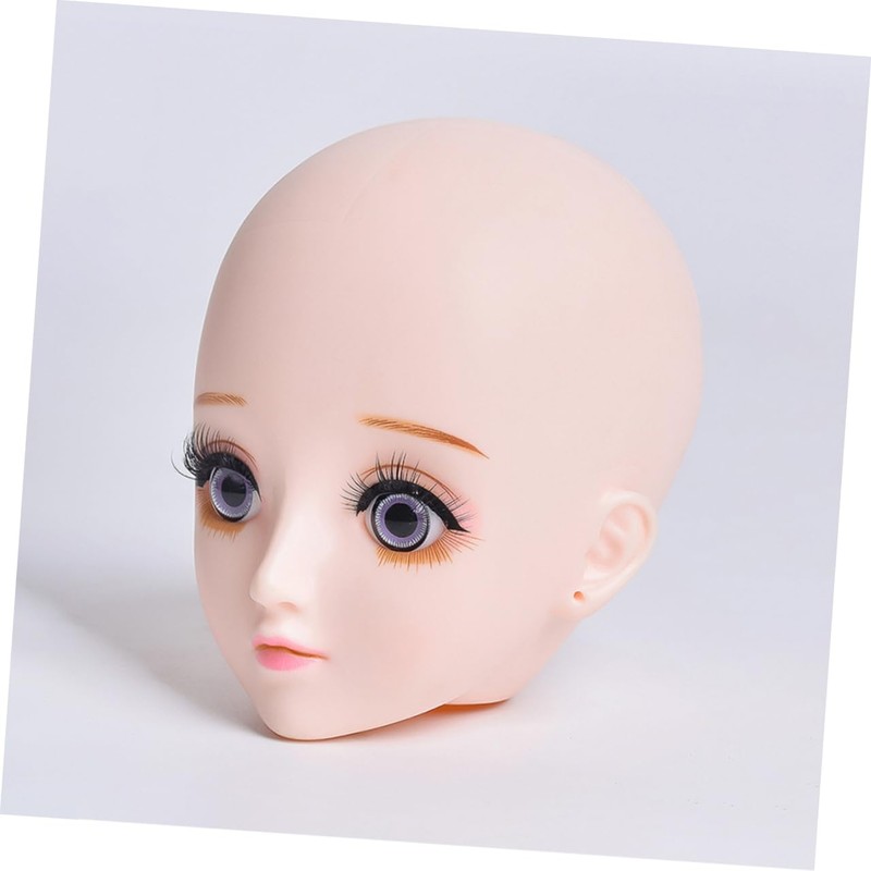 Baluue Makeup Mannequin Head for Eyelash Extension Training Realistic Face