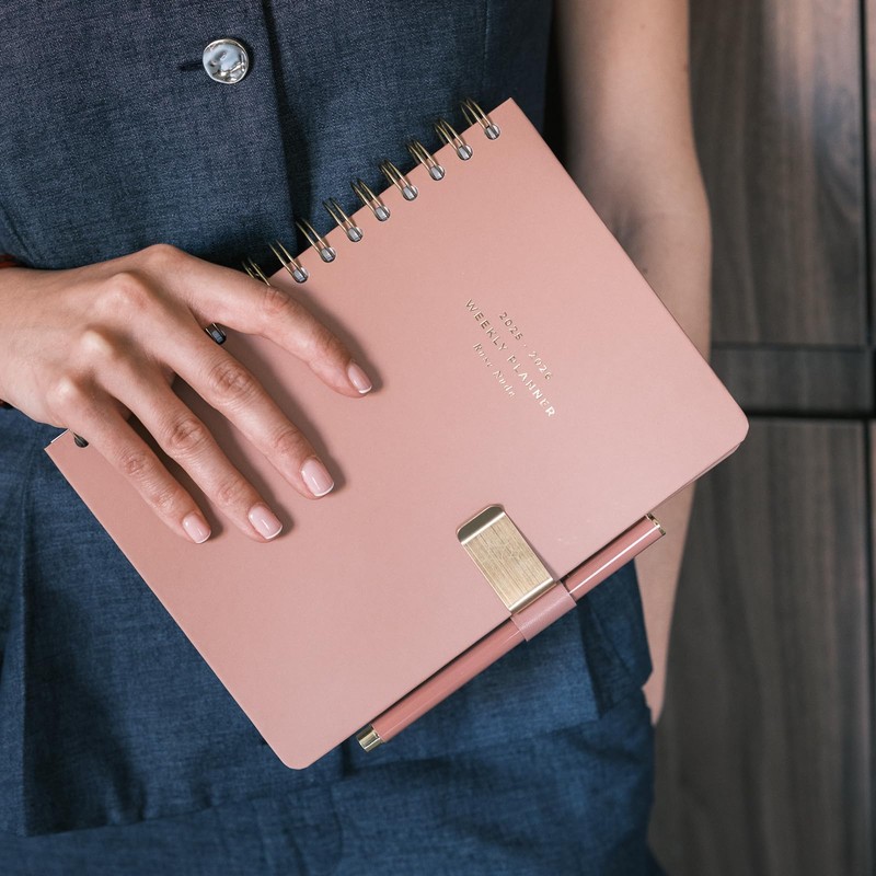 Kokonote Pen Loop Pen Holder Book Clip Basic Studio Rose