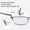YIMI Photochromic Progressive Multifocus Reading Glasses Spring Hinges UV400 Sunglasses
