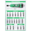 LLAVETOR Torque Screwdriver, 1/4" Drive Screwdriver Torque Wrench 10-70 Inch