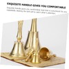 Gatuida Brass Hand Bell Restaurant Service Bell for Christmas Decoration