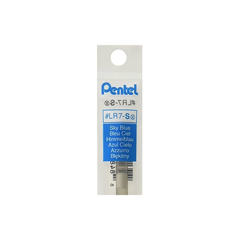Pentel LR7-SX Energel Gel Refill 0.35 mm Light Blue