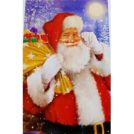 Wishing You a Christmas As Merry As The Twinkle in Santa's Eye! Holiday Greeting Card