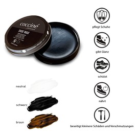 Coccine Shoe Wax, black