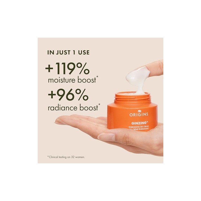 Ginzing Energizing Gel Cream with Caffeine Plus Niacinamide by Origins