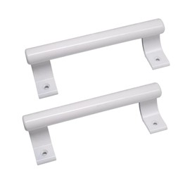 KAFENDA 2-Piece 8" Aluminium Sliding Door Handle, Modern Metal Handle for Balcony Glass Doors, Bathroom Sliding Doors, barn Doors, Warehouse Doors, etc.