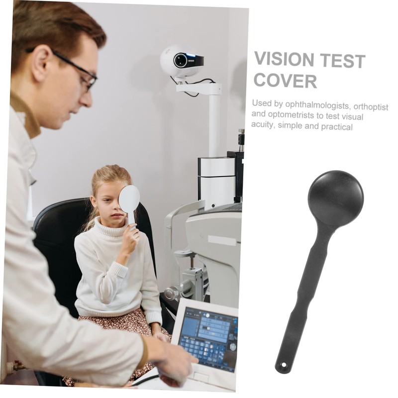 FOMIYES Vision Test Tool Set 3pcs Plastic Eye Occluder Wide