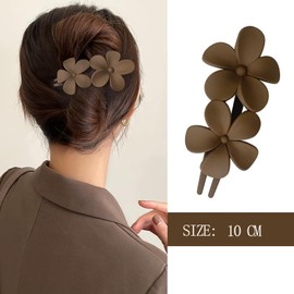 8 Pcs colorful hair claw clips, anti-skid, matt, acrylic plastic hair clip, used for hair modeling and firm fixation, suitable for women and girls with thick and thin hair (Colorful1)