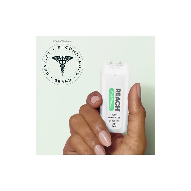 Reach Mint Waxed Floss, 200 Yd Pack of 1