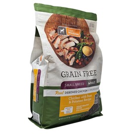SIMPLY NOURISH Small Breed Adult Grain Free Chicken with Peas and Potatoes Dry Dog Food, 4 Pound Bag