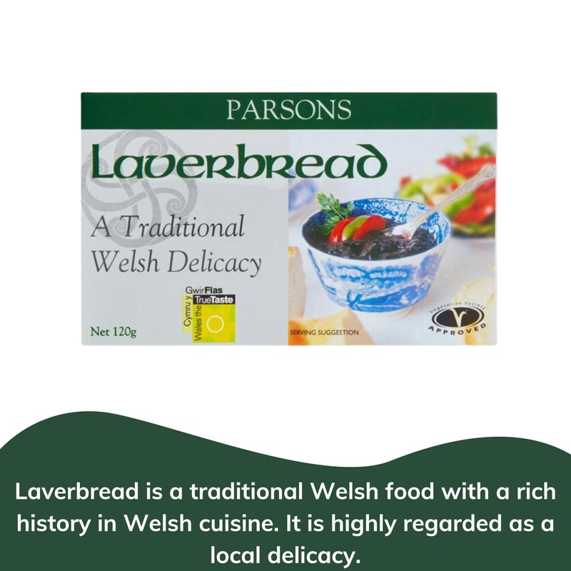 Laverbread Welsh 120g x3, Wooden Spreader