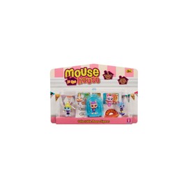 BANDAI Millie and Friends Mouse in The House CO07708 Pack of 5 Figures Toys, Collectible Toys, Imaginative Play, for Kids Ages 3 to 7