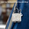 2 Pcs Small Locks with Keys Mini Luggage Locks Bling