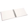 Spiral album BELLA VISTA uni 24/17 bordeaux with white pages