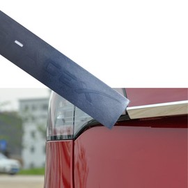 YHCDSEA Dual Motor Badge Emblem Sticker Plaid Decor Compatible for Tesla Model 3 Y X S Accessories (SpaceX-Matt Black)