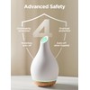 InnoGear Essential Oil Diffuser, 150ml Ceramic Diffuser Handcrafted Stone Aromatherapy