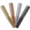 Professional Hair Combs Aerospace Aviation Aluminum Metal Cutting Comb Salon