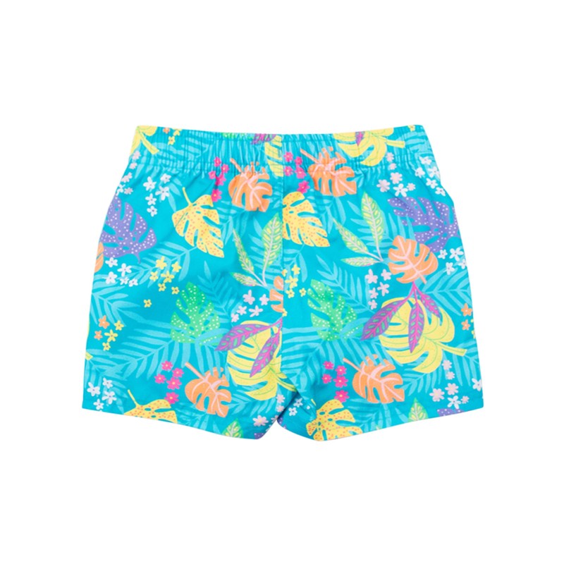 RUGGEDBUTTS Boys UPF50+ Sun Protection Fruits & Florals Swim Trunks