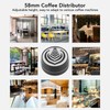 58mm Coffee Distributor Hollowed Out Adjustable Height Stainless Steel Coffee