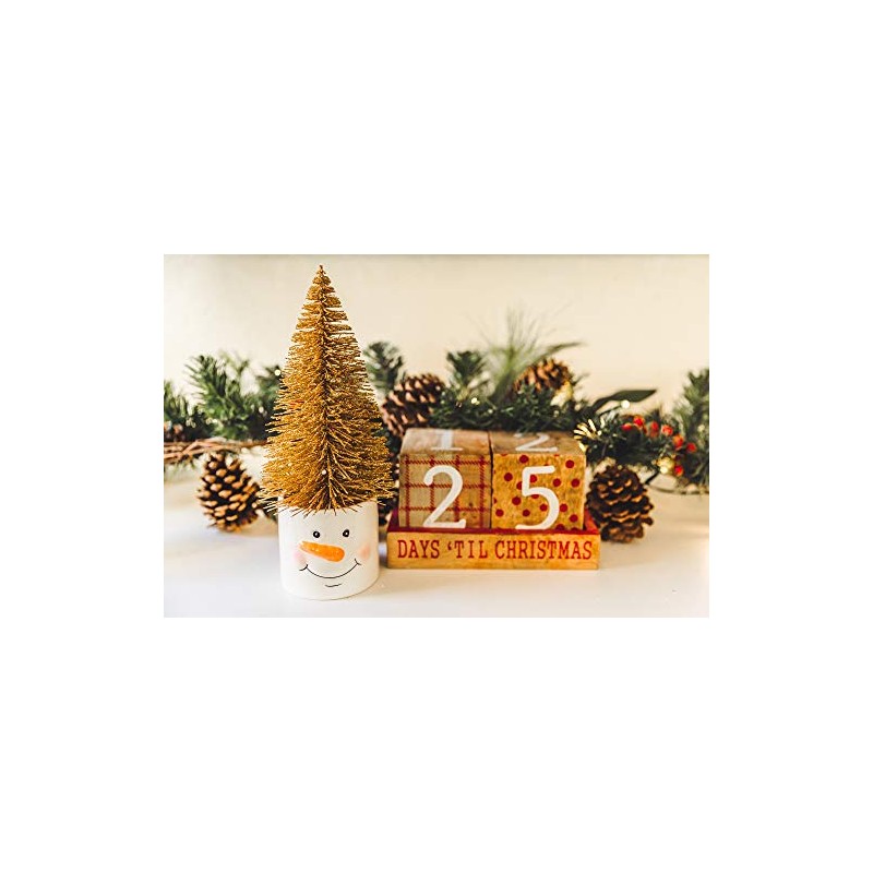 Flora Bunda - Juego de 2 mini árboles de Navidad