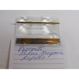 Visconti Brand Mini Bold Blue refills (pack of 5)-fit Zebra Telescopic Pen +More
